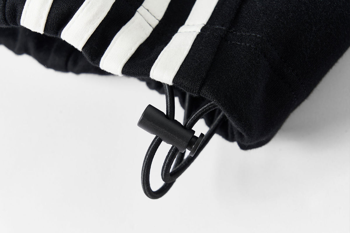 SAVAGEGROWTHWORLD Back-Arc Striped Graphic Track Pants