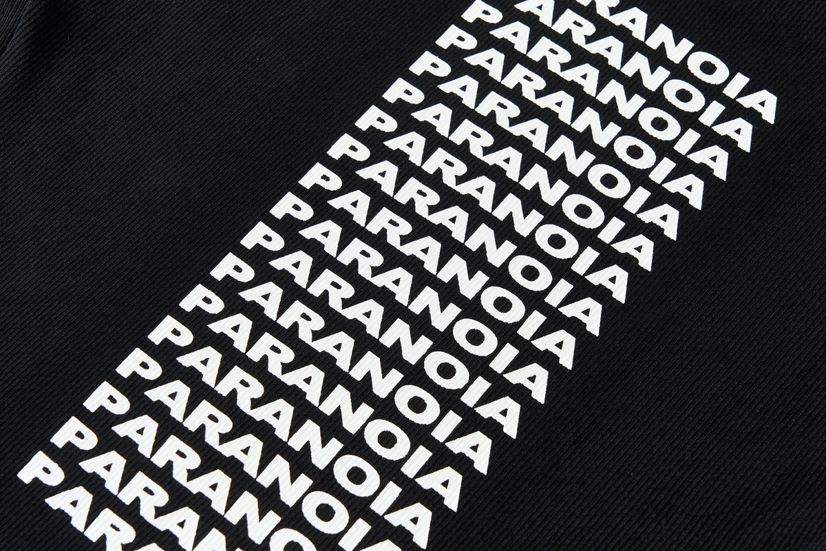SAVAGEGROWTHWORLD Paranoia Graphic Balaclava Slim Hoodie