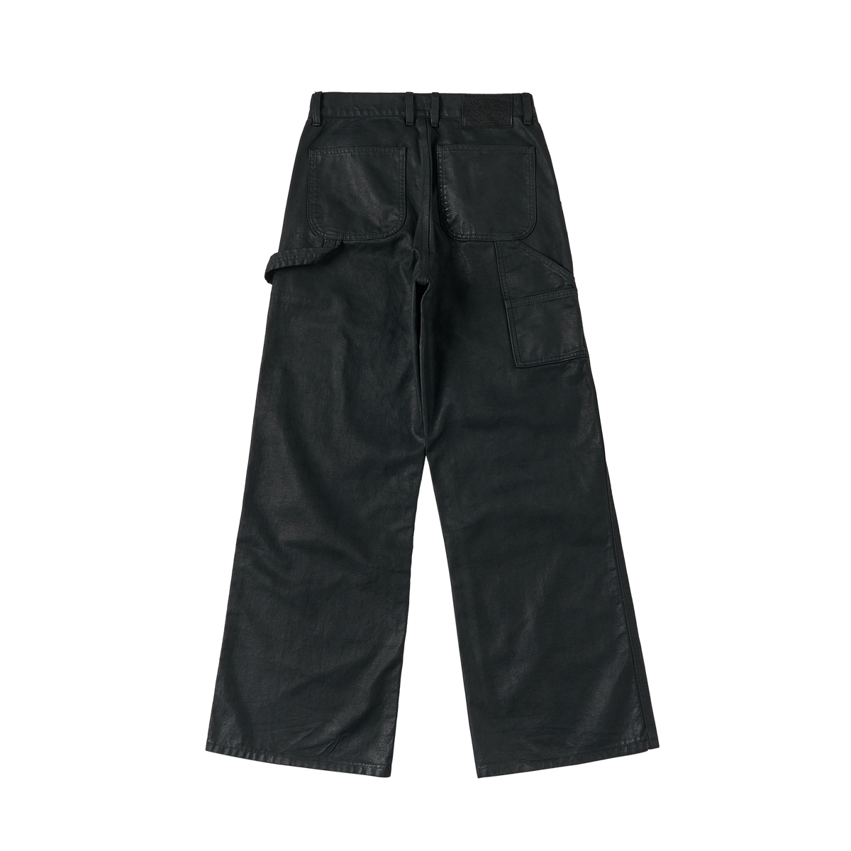 SAVAGEGROWTHWORLD Waxed Washed Dark Baggy Pants