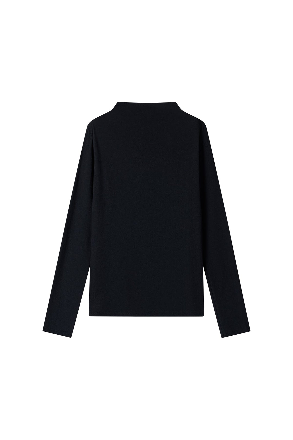 SAVAGEGROWTHWORLD Asymmetrical Drape Long-Sleeve Tee