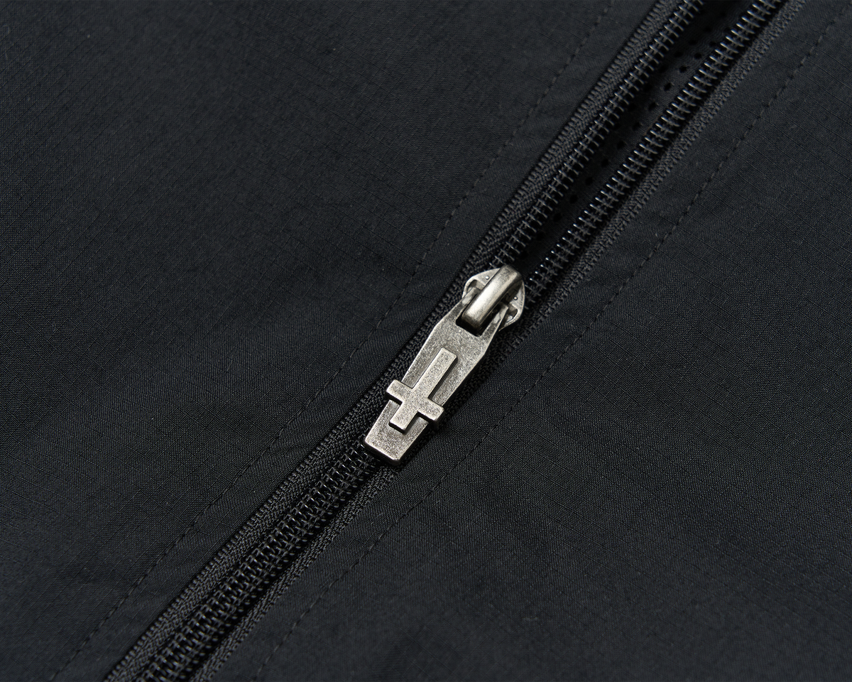 SAVAGEGROWTHWORLD Embroidered Logo Piped Hooded Jacket