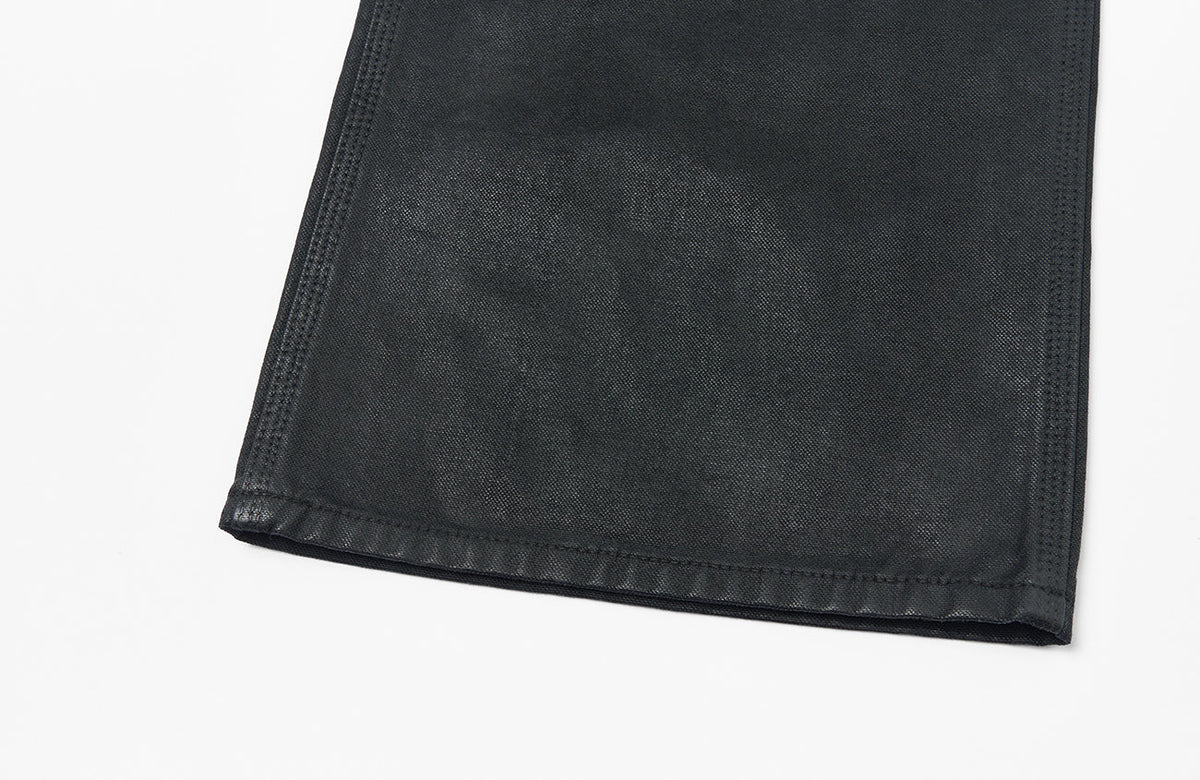 SAVAGEGROWTHWORLD Waxed Washed Dark Baggy Pants