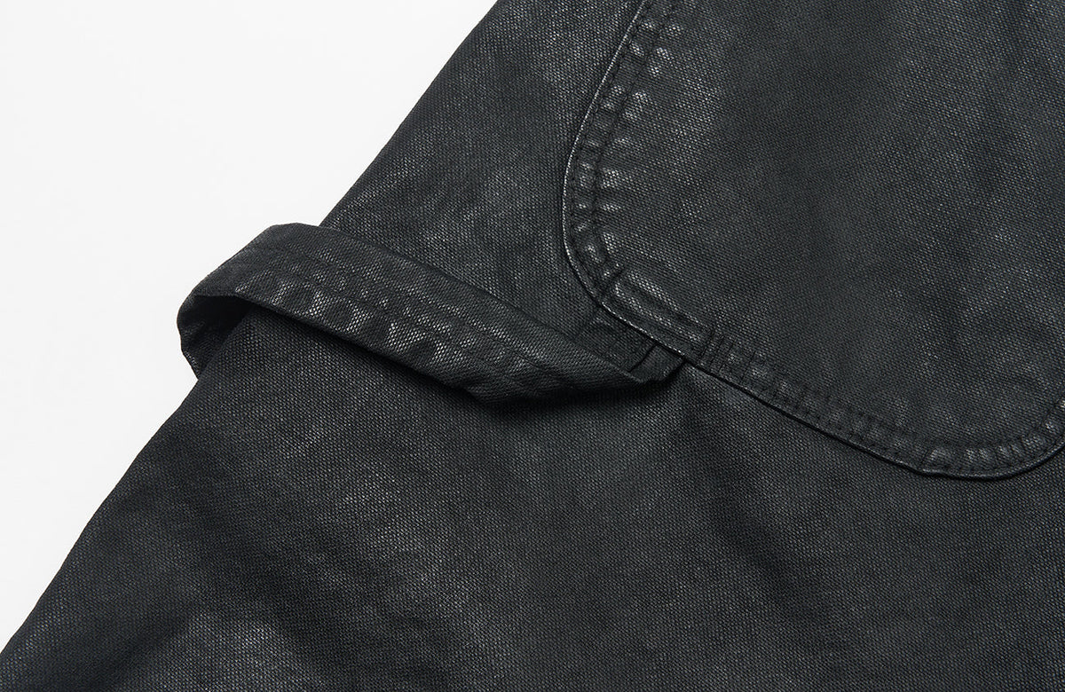 SAVAGEGROWTHWORLD Waxed Washed Dark Baggy Pants