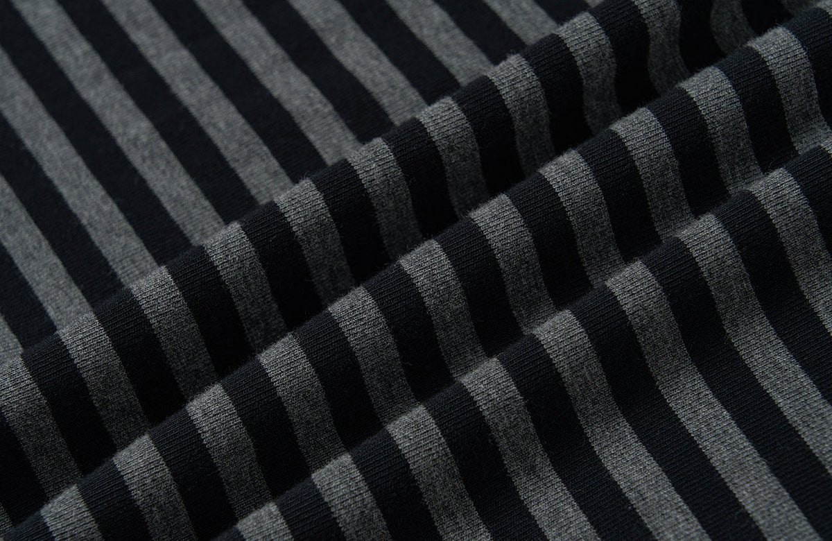 SAVAGEGROWTHWORLD Silver Foil Graphic Stripe T-Shirt