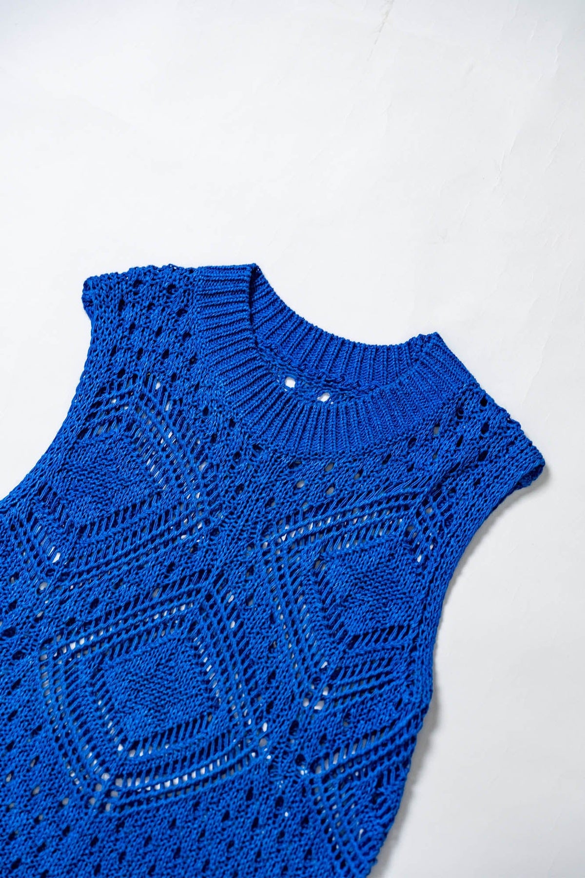 KADAKADA Geometric Crochet Vest