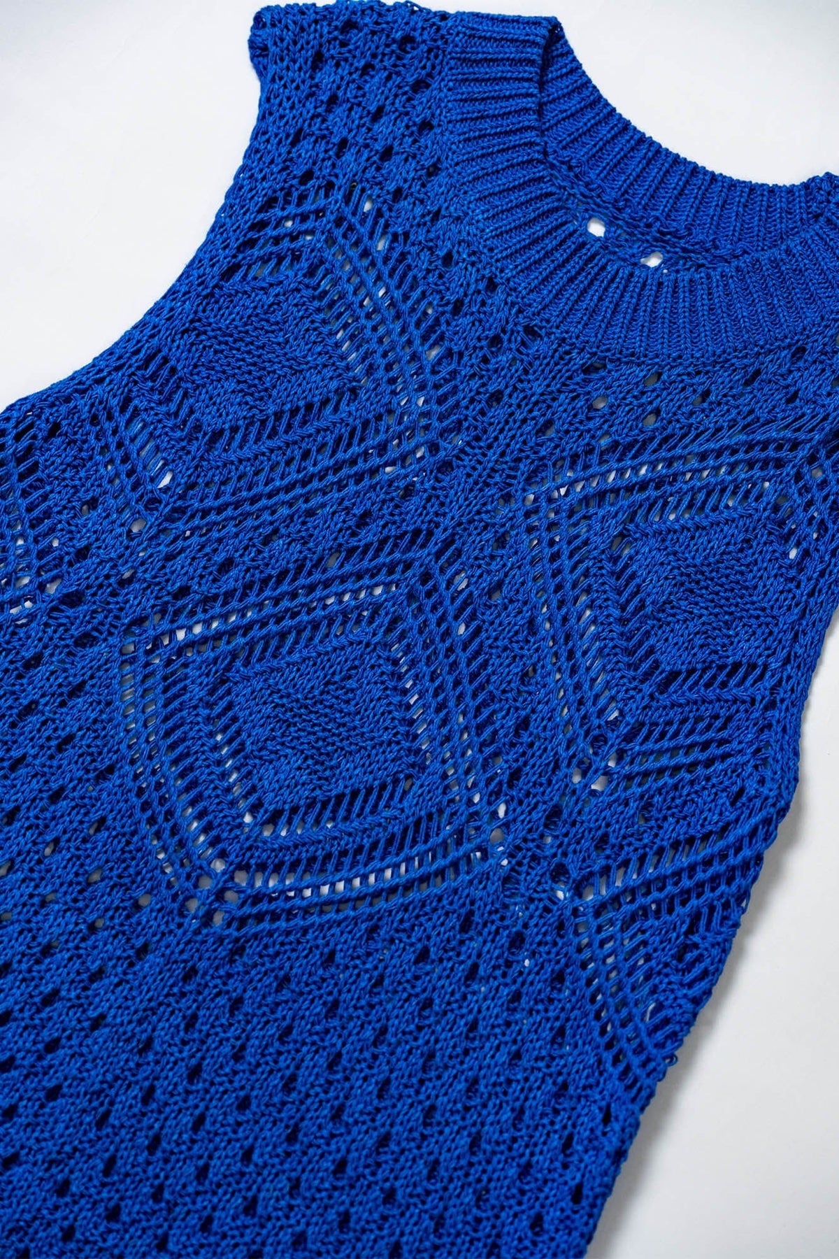 KADAKADA Geometric Crochet Vest