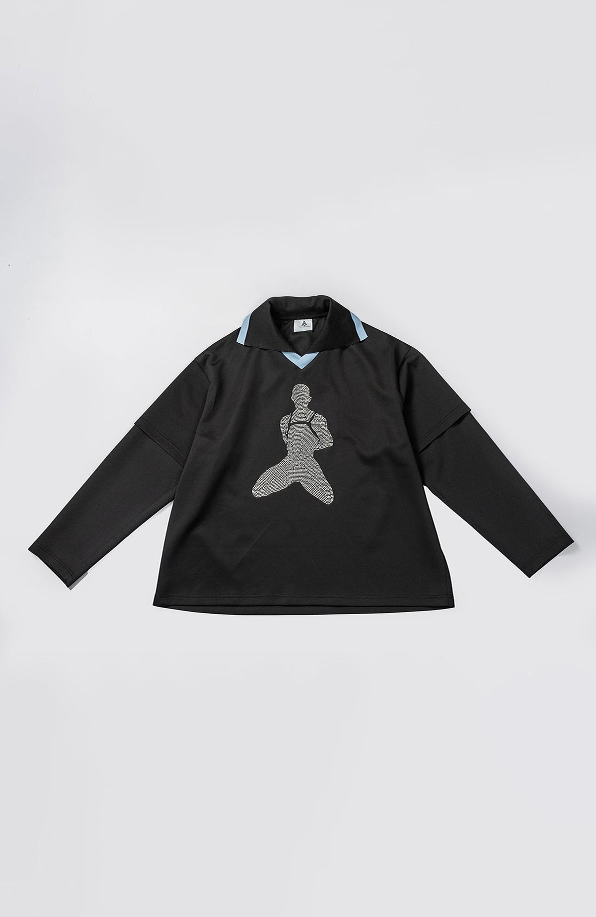 KADAKADA Diamond Graphic Layered Jersey