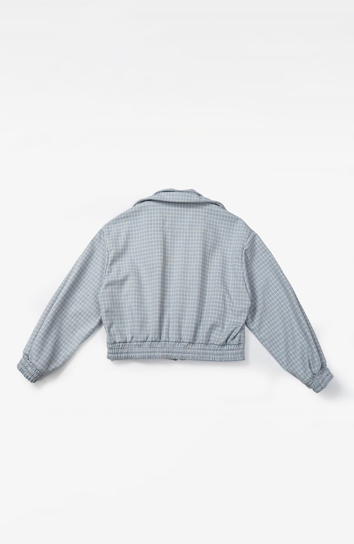 KADAKADA Double-Layer Collar Reversible Plaid Jacket