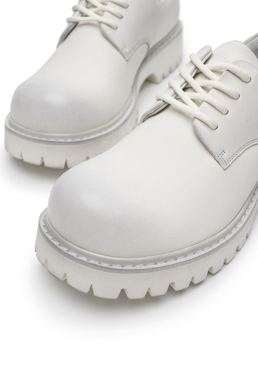 KREATE Distressed Matte Chunky Sole Derby
