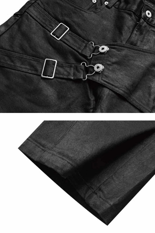Deconstructed Patina Raw Waxed Denim