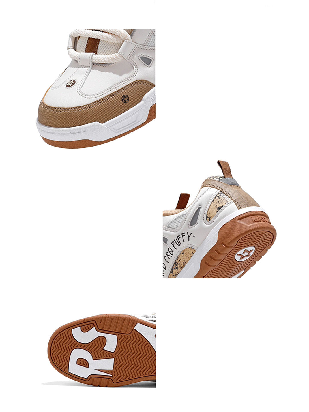 Retro High-Top Chunky Platform Sneakers