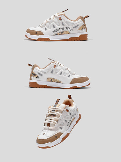 Retro High-Top Chunky Platform Sneakers
