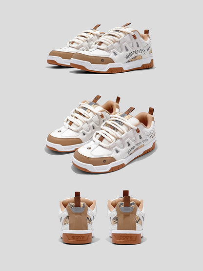 Retro High-Top Chunky Platform Sneakers