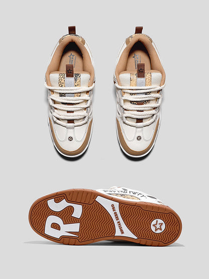 Retro High-Top Chunky Platform Sneakers