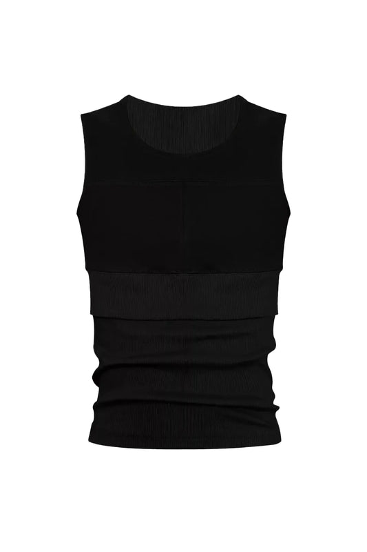Double Layered Cross Stitch Tank Top