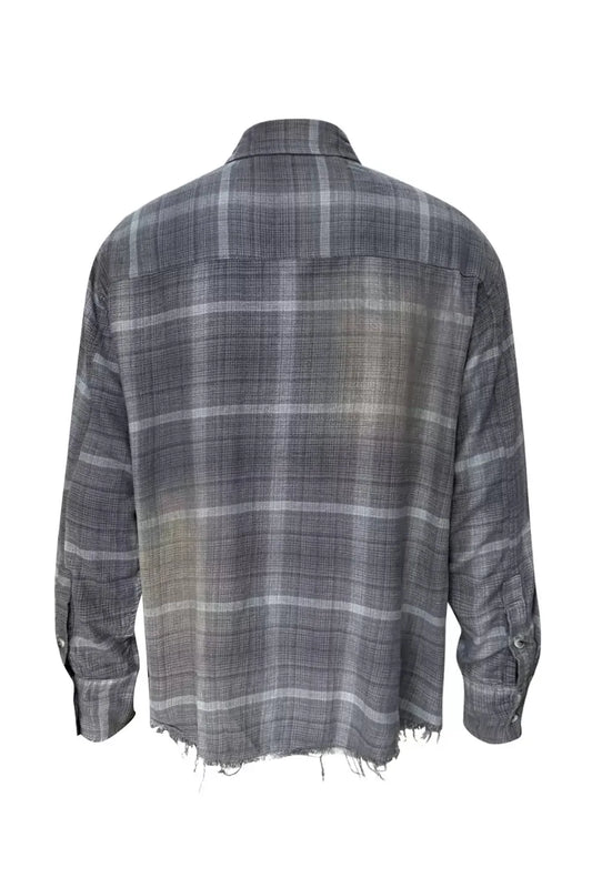 Faded Dual Metal Button Napoleon Military Shirt