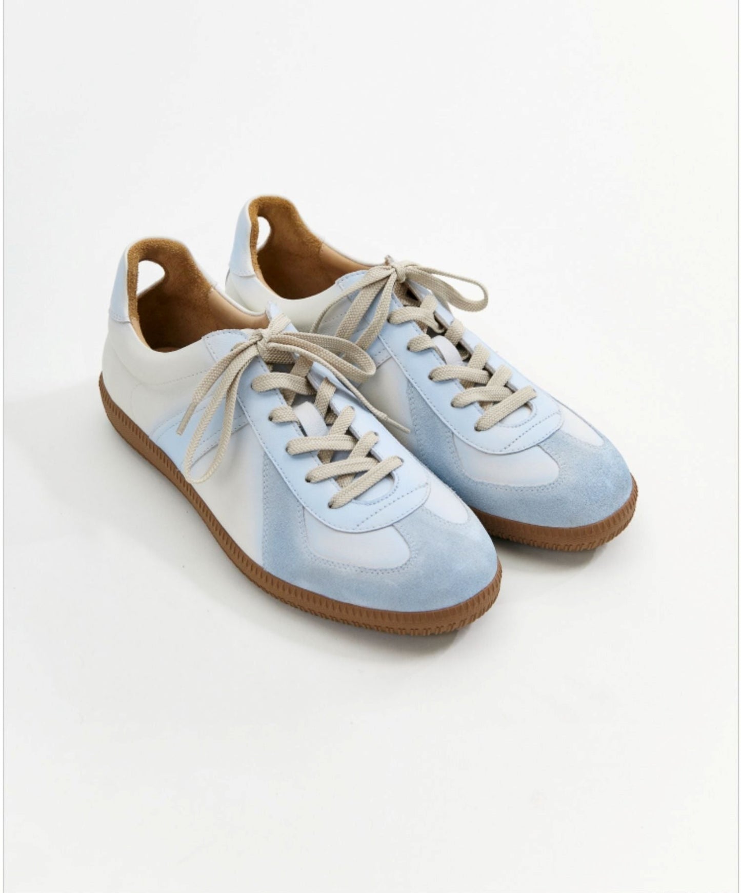 Pastel Blue German Trainers [ID:0006SH]