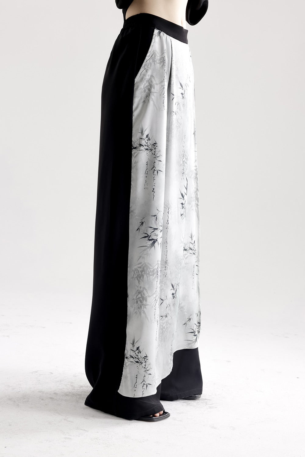 Neo Chinese SUIBOKU Loose Wide-Leg Pants [ID:0010PA]