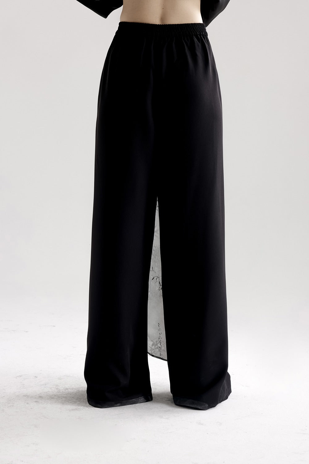 Neo Chinese SUIBOKU Loose Wide-Leg Pants [ID:0010PA]