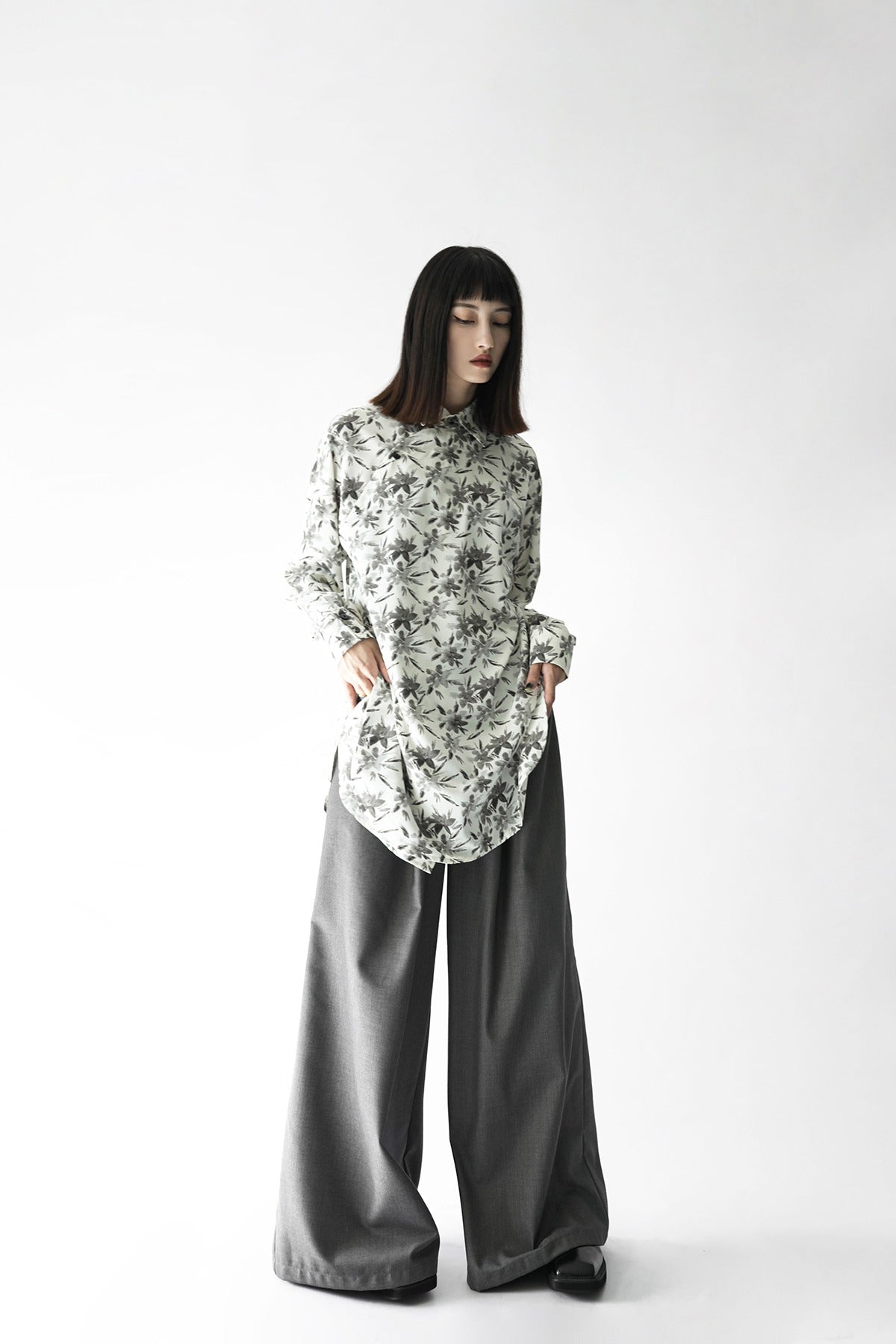 Cool-Tone Wide-Leg Relux Pants [ID:0011PA]