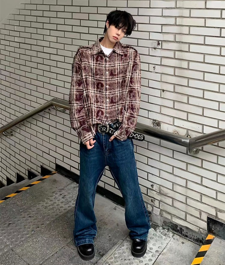 Asian Punk Message Indie Fur Belt [ID:0056BE]