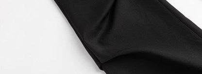 Summer New Wrinkled Flared Relaxed Trousers Tailored Design for Men [ID:0100SU]