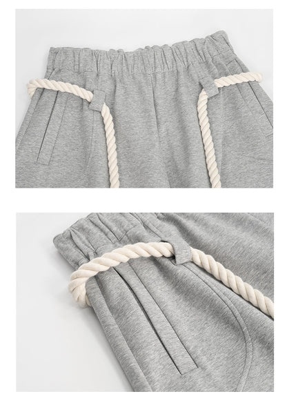 Thick Rope Wide Leg Simita Pants Loose Sweatpants [ID:0103PA]