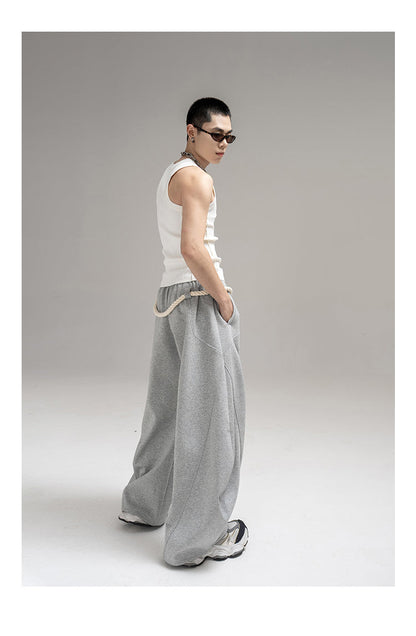 Thick Rope Wide Leg Simita Pants Loose Sweatpants [ID:0103PA]