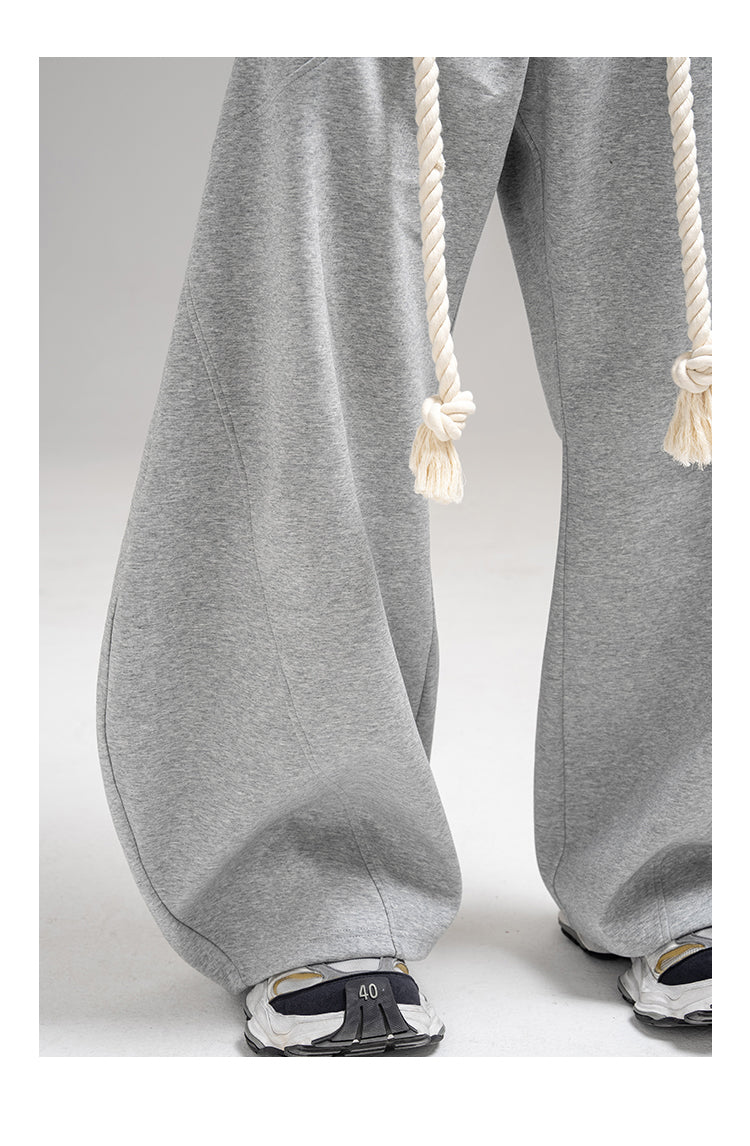 Thick Rope Wide Leg Simita Pants Loose Sweatpants [ID:0103PA]