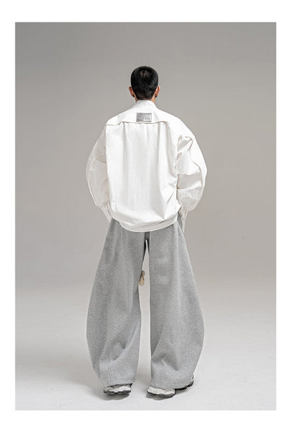 Thick Rope Wide Leg Simita Pants Loose Sweatpants [ID:0103PA]