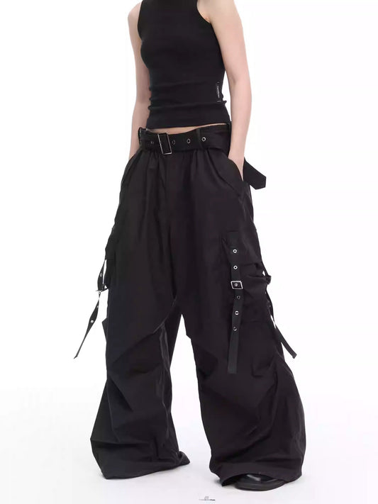 Paratrooper Pants, Bicolor Loose Functional Casual Pants [ID:0127PA]