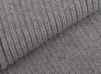 Subculture-Inspired Wool Blend Knitted Layered Leg Socks [ID:0234OT]