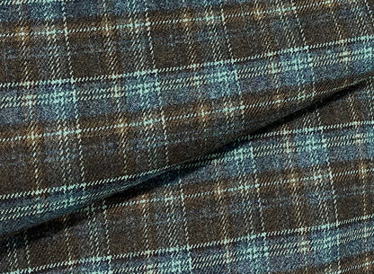 Vintage Plaid A-Line Frilled Soft Brushed Skirt [ID:0238SK]