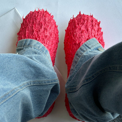 Chunky Sole Oversized Toe Rubber Dad Shoes [ID:0248SH]