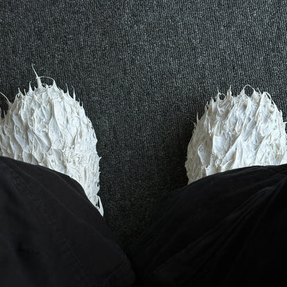 Chunky Sole Oversized Toe Rubber Dad Shoes [ID:0248SH]