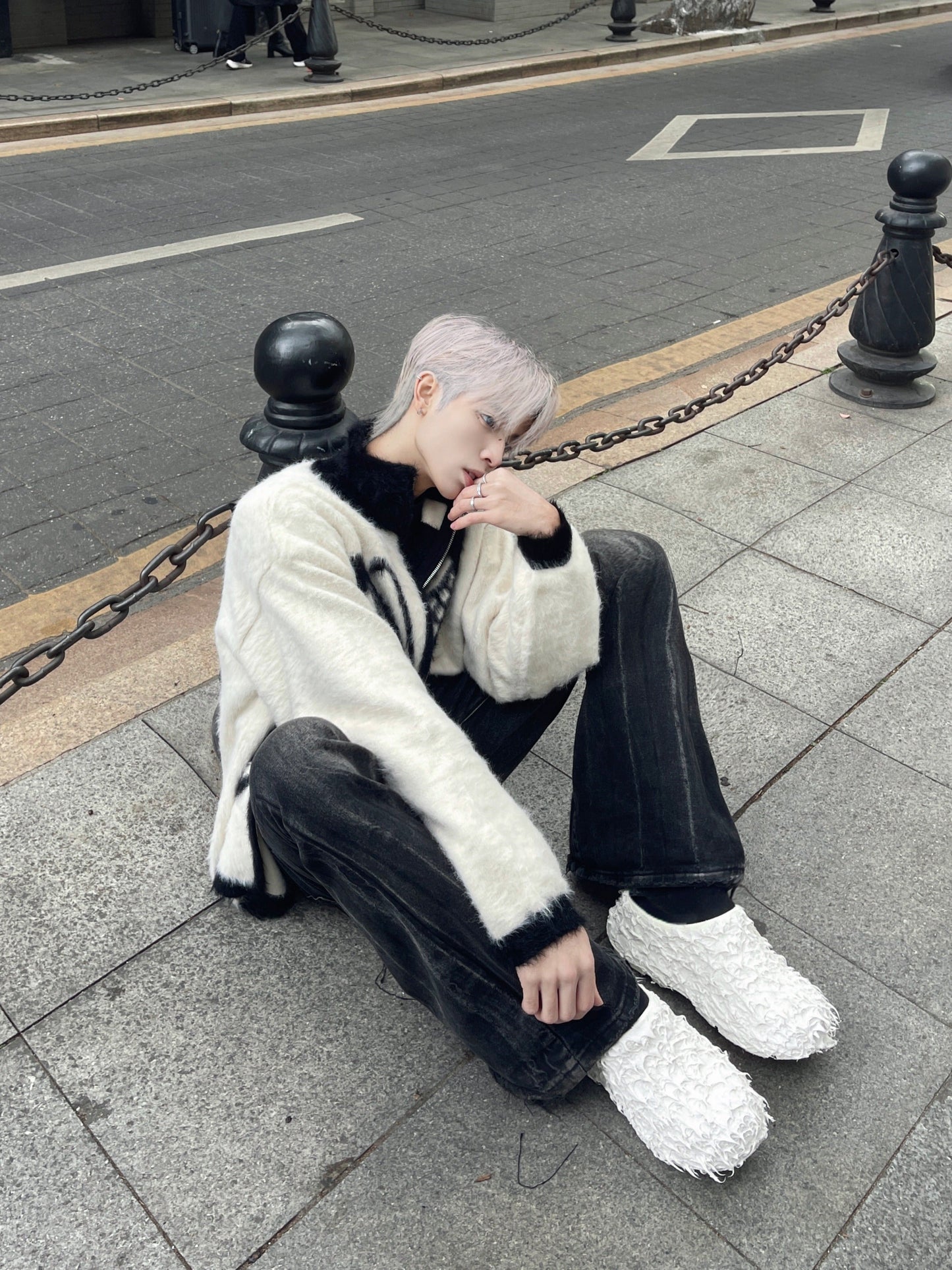 Chunky Sole Oversized Toe Rubber Dad Shoes [ID:0248SH]