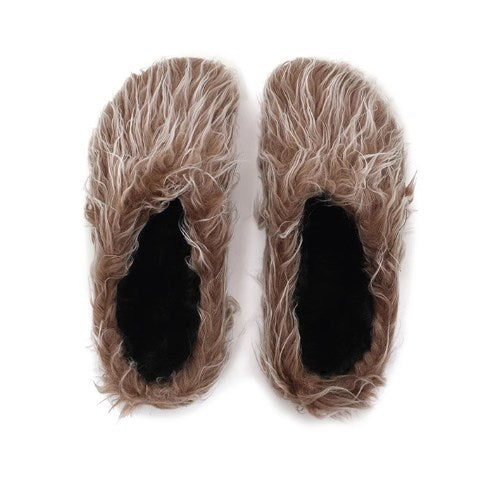 Autumn-Winter Plush Tassel Slip-On Shoes [ID:0250SH]