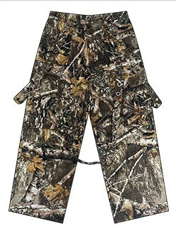 Detachable Ribbon Camo Wide Pants [ID:0265PA]