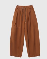 Utility Pocket Relaxed Wide-Leg Cargo Pants [ID:0296PA]