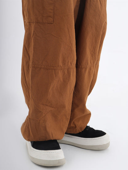 Utility Pocket Relaxed Wide-Leg Cargo Pants [ID:0296PA]