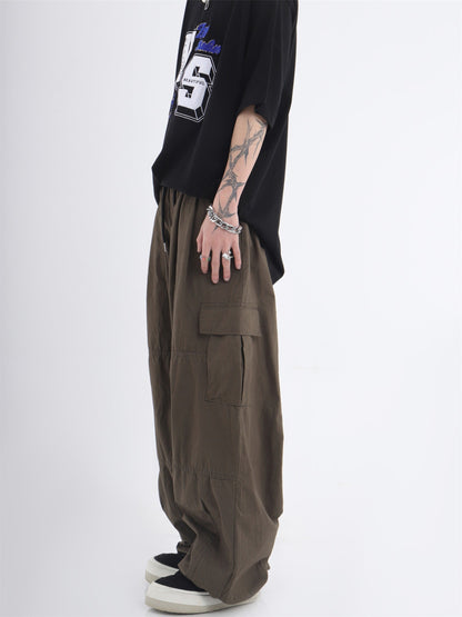 Utility Pocket Relaxed Wide-Leg Cargo Pants [ID:0296PA]