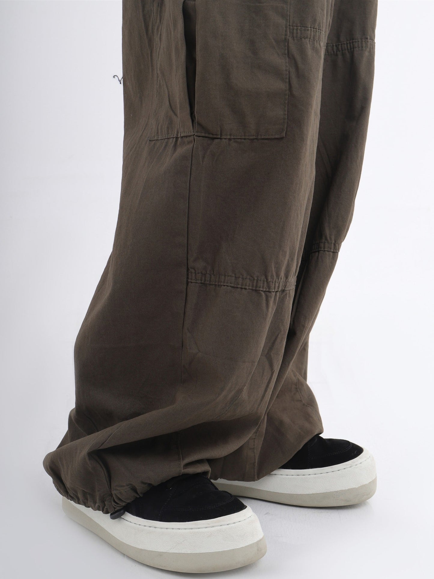 Utility Pocket Relaxed Wide-Leg Cargo Pants [ID:0296PA]