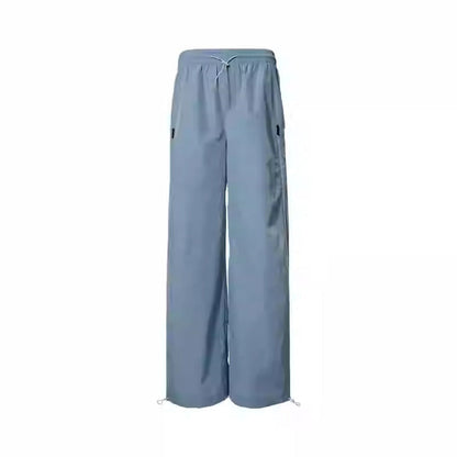 Zipper Detail Windbreaker Street Sports Long Pants [ID:0305PA]