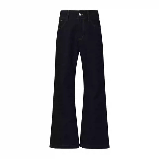 Clean Denim Slim Flare Straight-Leg Jeans [ID:0319PA]