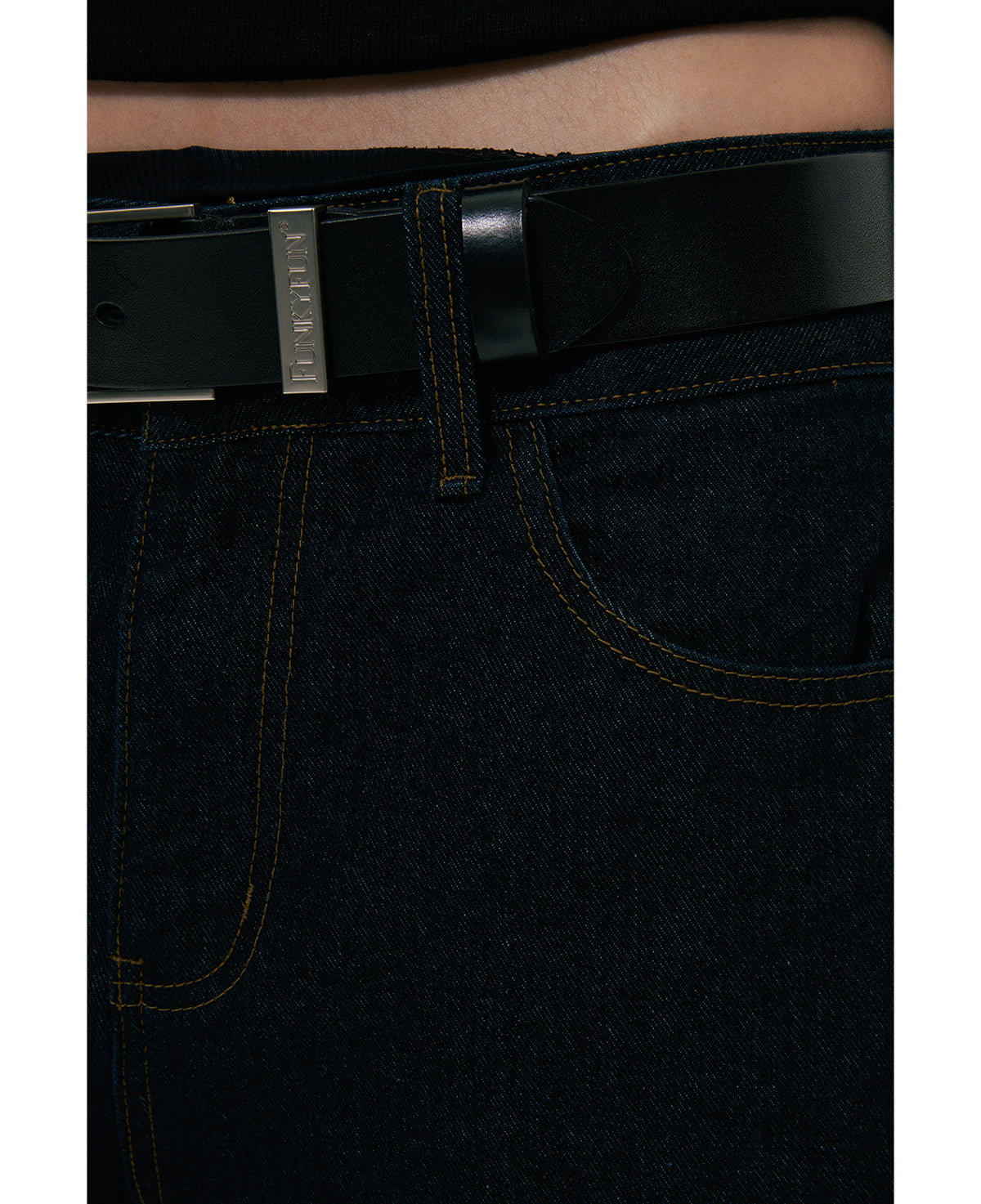 Clean Denim Slim Flare Straight-Leg Jeans [ID:0319PA]
