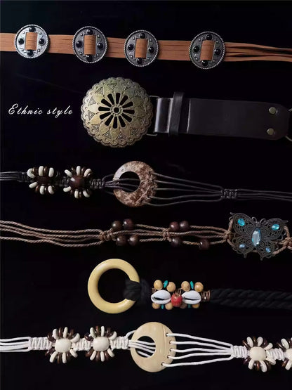 Bohemian Ethnic Style Waist Chain Decoration Belt [ID:0334BE]