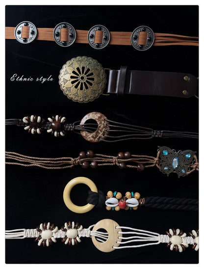 Bohemian Ethnic Style Waist Chain Decoration Belt [ID:0334BE]