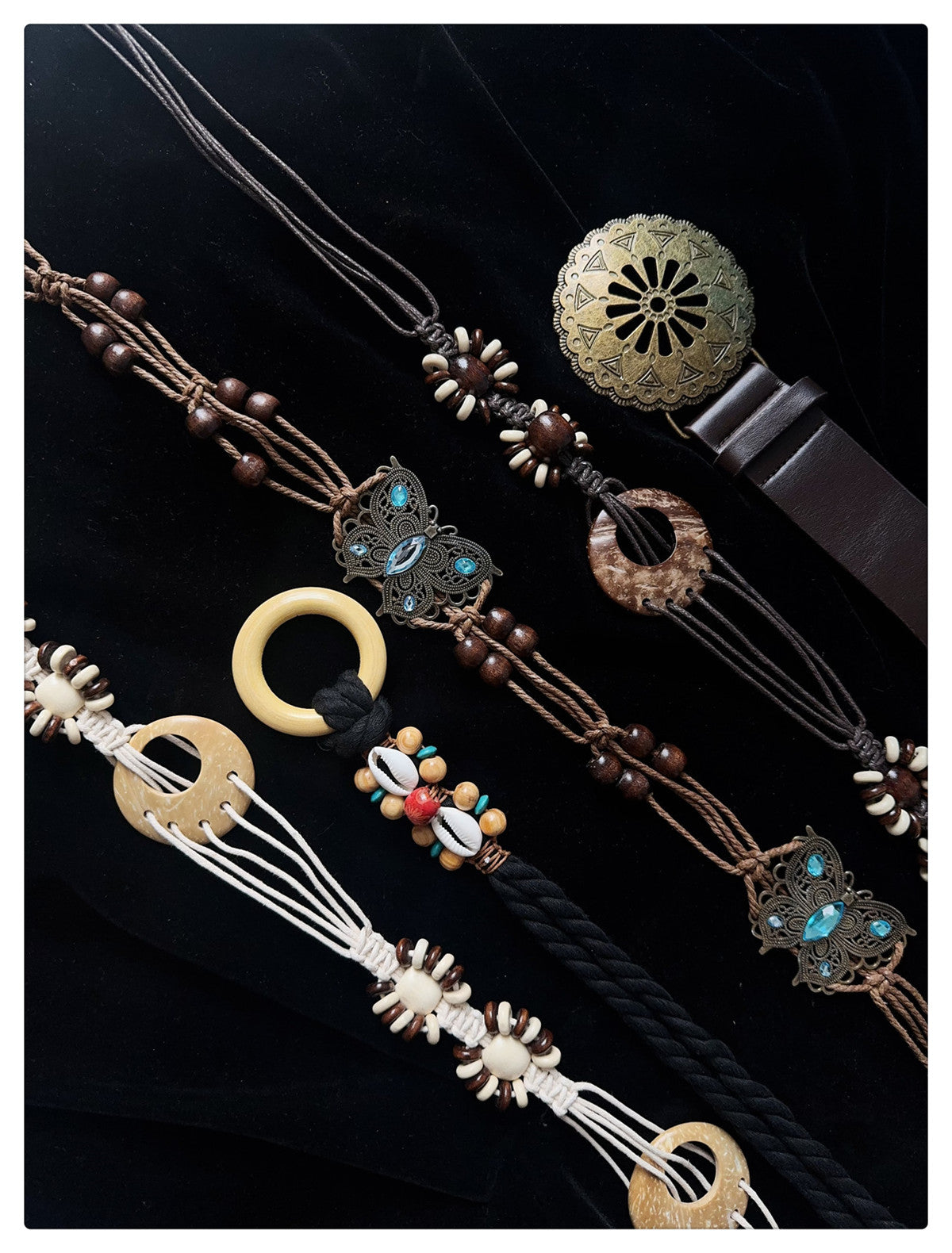 Bohemian Ethnic Style Waist Chain Decoration Belt [ID:0334BE]