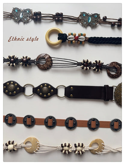 Bohemian Ethnic Style Waist Chain Decoration Belt [ID:0334BE]