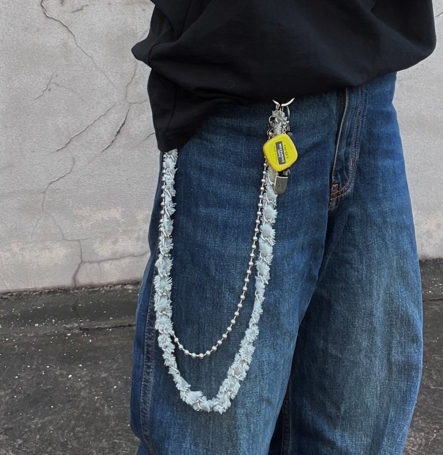 Y2K Punk and Hip-Hop Style Metal Waist Chain [ID:0343CH]